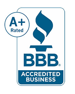 BBB Accredited Business, A+ Rated