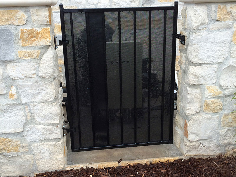 Iron Fence Gate Construction Iron gate with fence with gate built for residential property