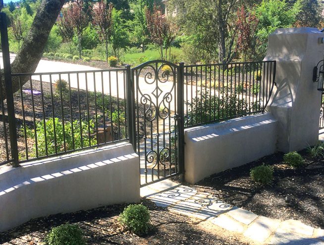 Iron Fence Gate Construction