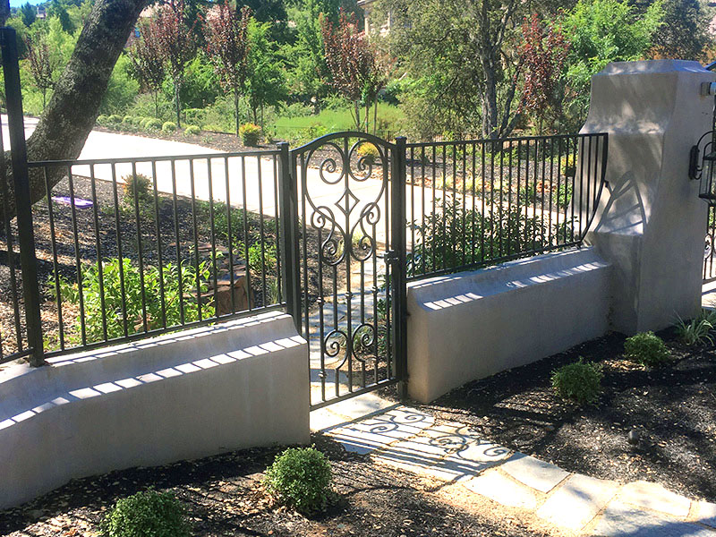 Iron Fence Gate Construction Iron Fence Gate Construction